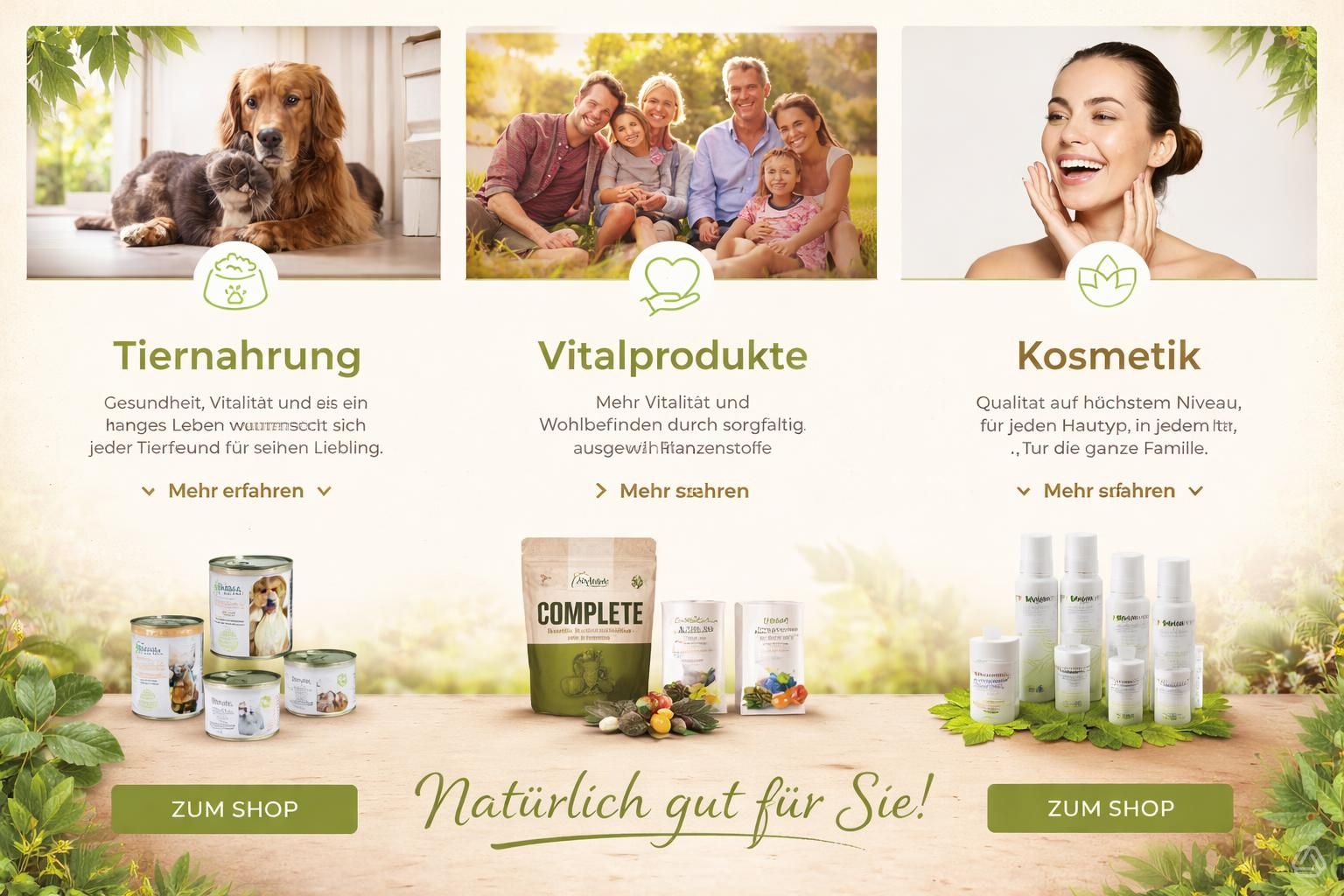 100 % Natur Für Mensch & Tier!