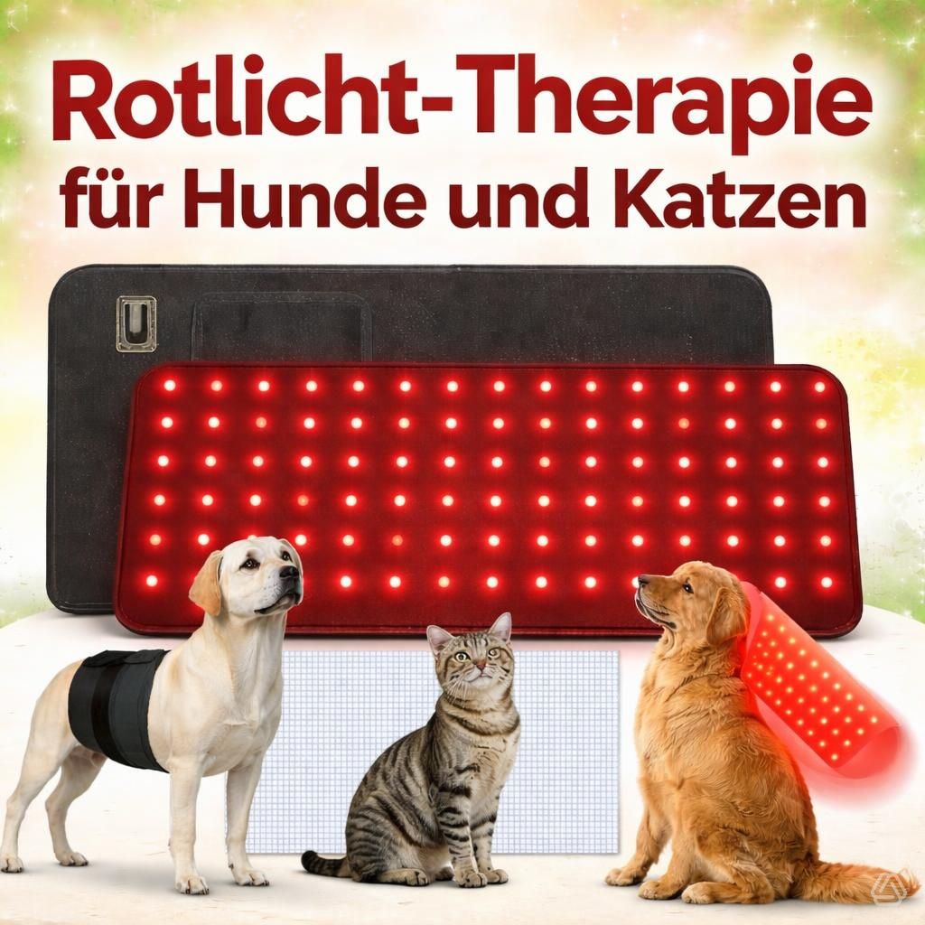 Rotlicht-Therapie für Hunde & Katzen!